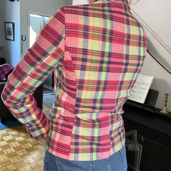 J Crew colorful plaid blazer - Picture 4 of 5